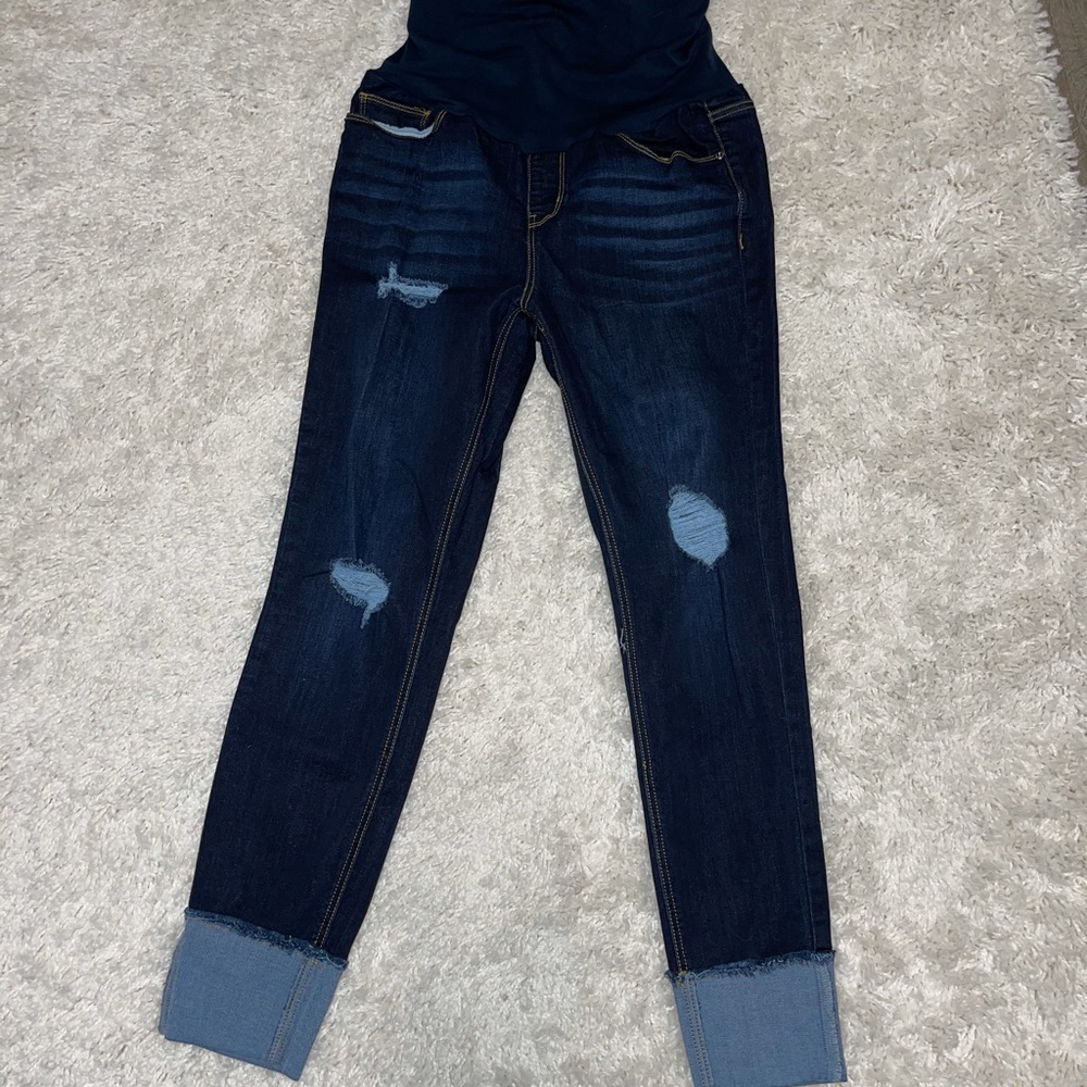 Indigo Poppy Maternity Jeans